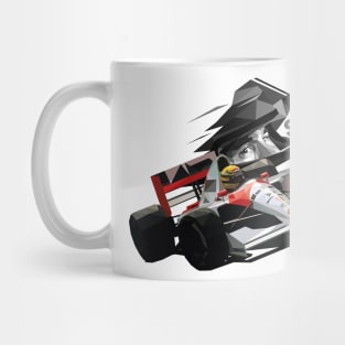 Ayrton Senna Low Poly Mug